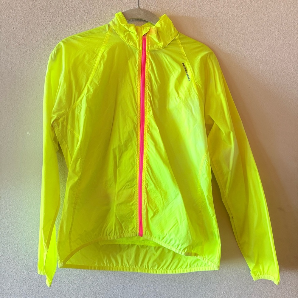 Nishiki Neon Yellow Cycling Jersey small